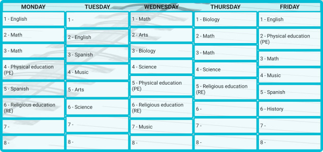 اسکرین شات 3 برنامه My Grades - School Timetable
