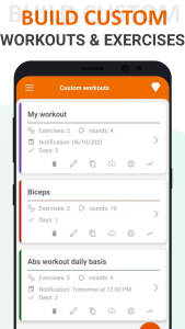 اسکرین شات 4 برنامه Home workouts BeStronger