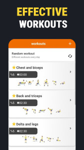 اسکرین شات 2 برنامه Home workouts with dumbbells
