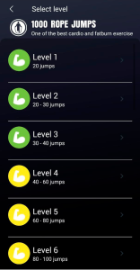 اسکرین شات 6 برنامه 1000 jumping rope BeStronger