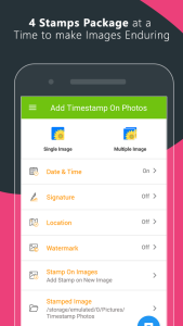 اسکرین شات 3 برنامه Add Timestamp on Gallery Photo