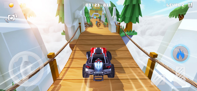 اسکرین شات 1 بازی Mountain Climb: Stunt Car Game