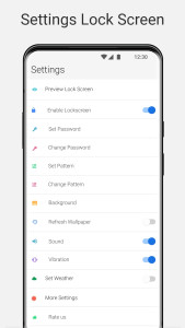 اسکرین شات 5 برنامه Modern Mi style Lock Screen
