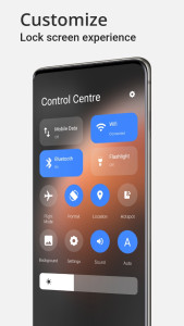 اسکرین شات 2 برنامه Modern Mi style Lock Screen
