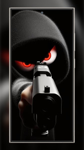 اسکرین شات 4 برنامه Silly Smile Gun Live Wallpaper