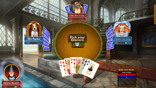 اسکرین شات 5 بازی Hardwood Euchre - Card Game