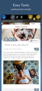 اسکرین شات 3 برنامه Website Builder for Android