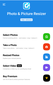 اسکرین شات 1 برنامه Photo & Picture Resizer