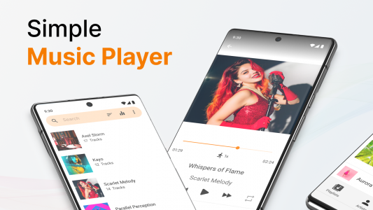 اسکرین شات 1 برنامه Simple Music Player