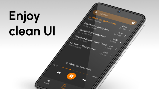 اسکرین شات 8 برنامه Simple Voice Recorder