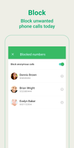 اسکرین شات 3 برنامه Easy Phone: Dialer & Caller ID