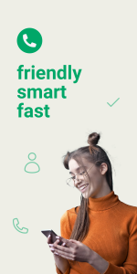 اسکرین شات 1 برنامه Easy Phone: Dialer & Caller ID