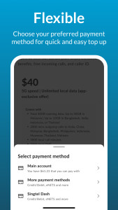 اسکرین شات 4 برنامه Singtel Prepaid hi!App
