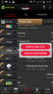 اسکرین شات 5 برنامه Singtel TV GO