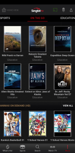 اسکرین شات 2 برنامه Singtel TV GO