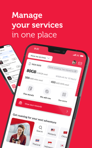 اسکرین شات 1 برنامه My Singtel