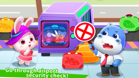اسکرین شات 3 بازی Baby Panda's Airport