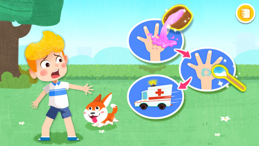 اسکرین شات 3 بازی Baby Panda's Emergency Tips