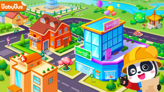 اسکرین شات 1 بازی Baby Panda's City Buildings