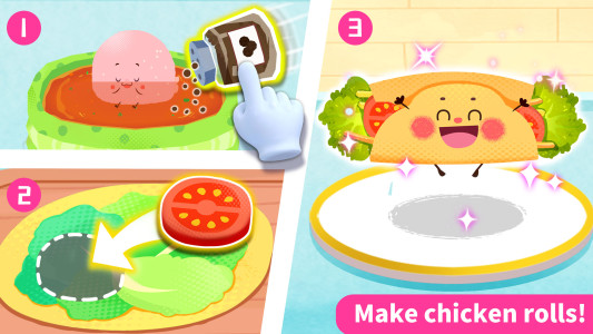اسکرین شات 2 بازی Baby Panda's Magic Kitchen