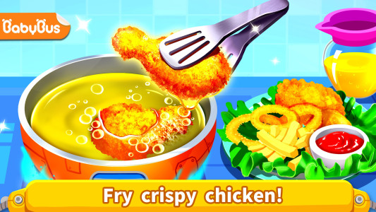 اسکرین شات 1 بازی Little Panda's Space Kitchen