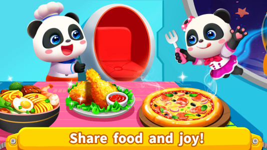 اسکرین شات 5 بازی Little Panda's Space Kitchen