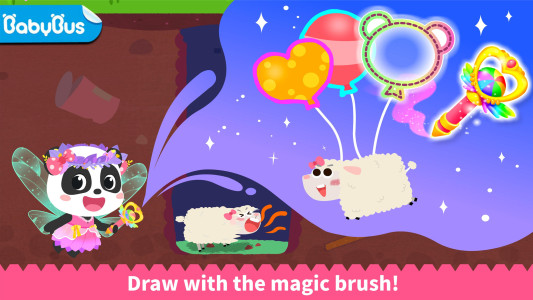 اسکرین شات 1 بازی Baby Panda's Magic Paints