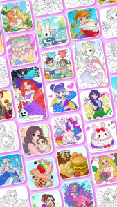 اسکرین شات 7 بازی Princess Game Fantasy Coloring