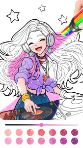 اسکرین شات 6 بازی Princess Game Fantasy Coloring
