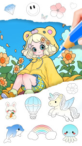 اسکرین شات 5 بازی Princess Game Fantasy Coloring