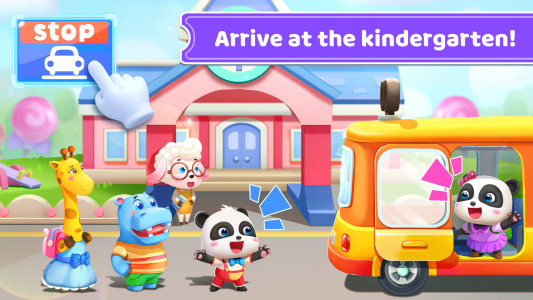 اسکرین شات 8 بازی Baby Panda's School Bus