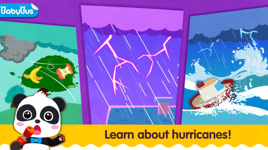 اسکرین شات 1 بازی Baby Panda's Hurricane Safety