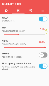 اسکرین شات 4 برنامه sFilter - Blue Light Filter