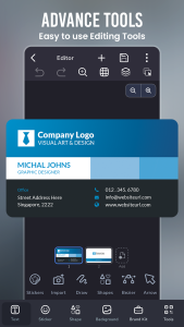 اسکرین شات 4 برنامه Ultimate Business Card Maker