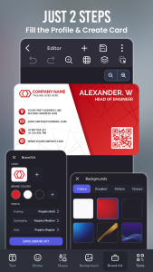 اسکرین شات 2 برنامه Ultimate Business Card Maker