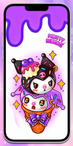 اسکرین شات 2 برنامه Kuromi Wallpaper 4K HD