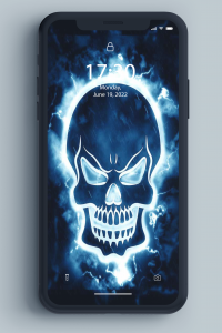 اسکرین شات 2 برنامه Skull Wallpaper