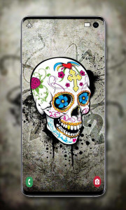 اسکرین شات 3 برنامه Skull Wallpaper