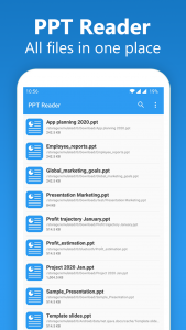 اسکرین شات 2 برنامه PPT Reader: PPTX Slides Viewer