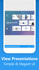 اسکرین شات 3 برنامه PPT Reader: PPTX Slides Viewer