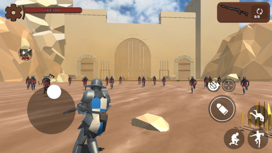 اسکرین شات 1 بازی Bring a gun to a sword fight