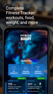 اسکرین شات 1 برنامه Fitness Buddy: Workout Trainer