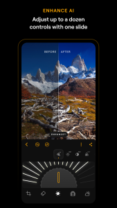 اسکرین شات 1 برنامه Luminar: AI Photo Editor
