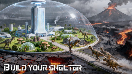 اسکرین شات 1 بازی Dino Cataclysm: Survival