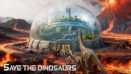اسکرین شات 2 بازی Dino Cataclysm: Survival