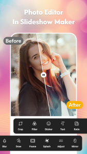 اسکرین شات 8 برنامه Photo Video Slideshow maker