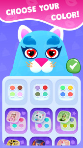 اسکرین شات 8 برنامه Talk to me Slimy・Pet Cat Games