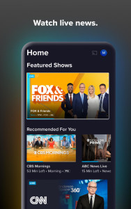 اسکرین شات 2 برنامه Sling: Live TV + Freestream