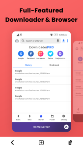 اسکرین شات 5 برنامه X Browser - Video Downloader