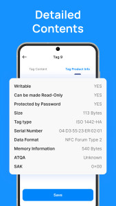 اسکرین شات 4 برنامه NFC Tag: Card Reader & Scanner